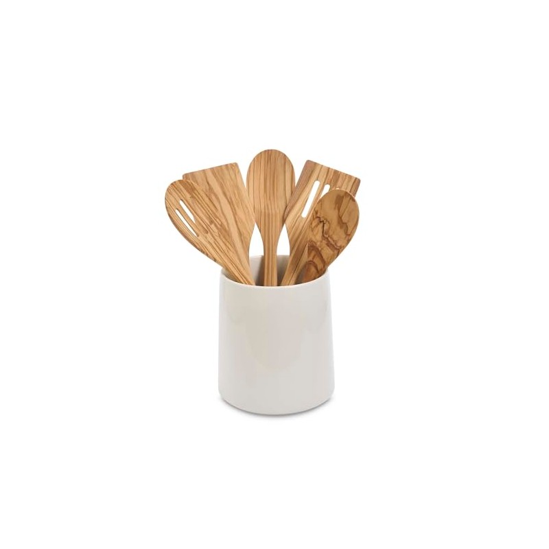 Fantes Italian Olivewood Slotted Turner, 12-Inch, The Italian Market Original