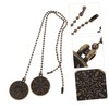 Gadpiparty Ceiling Fan Pull Chain Extension Decorative Metal Pull Chains