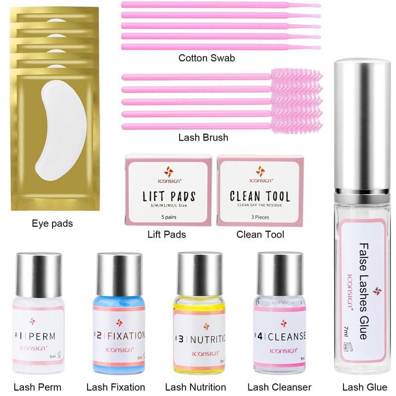 Eyelash Lifting Set, 2024 Updated Lash Lifting Kit, Professional Eyelash