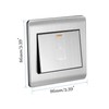QUARKZMAN Doorbell Push Button Switch Wall Mounted Resettable Release Button