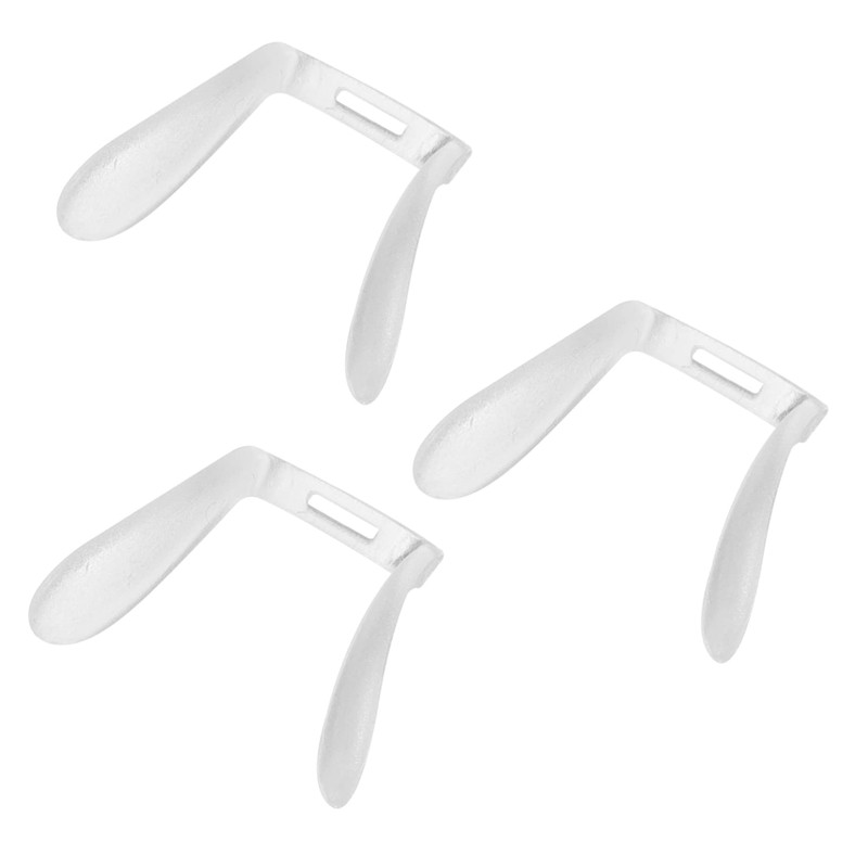 NOLITOY 12pcs Comfortable Nose Pads for Glasses Plastic Nose Cushions