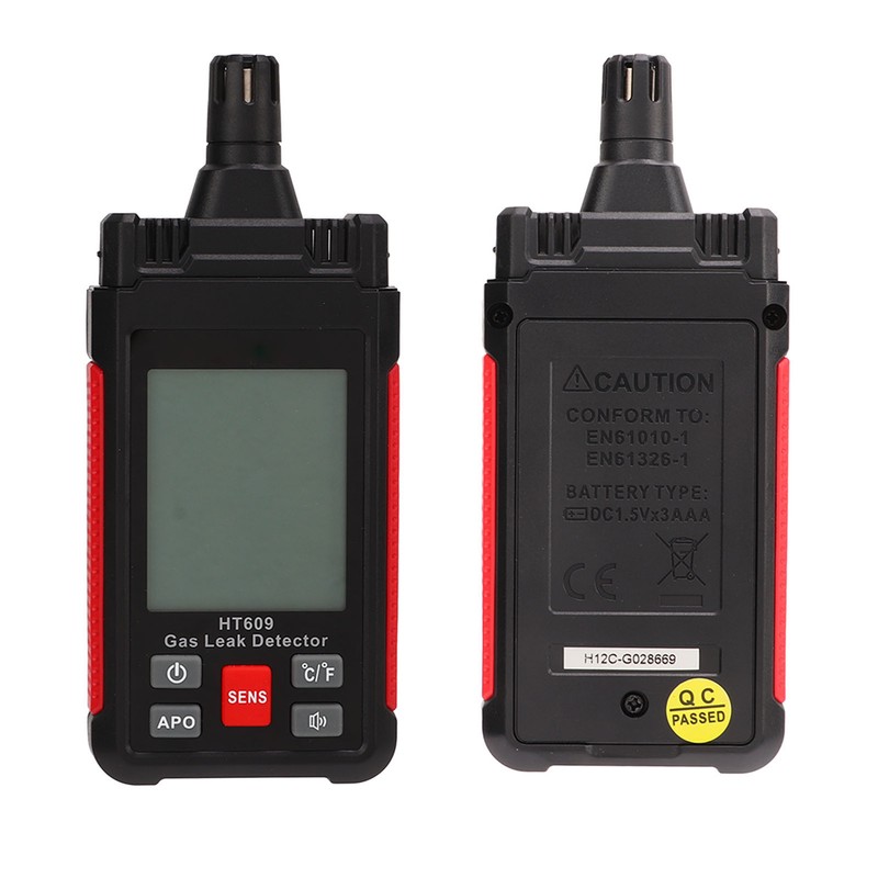 Gas Detector Propane Leak Tester Alarm Temperature Humidity Sensor Tool