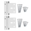 2pcs Home Door Security Lock Aluminium Alloy Door Reinforcement Lock