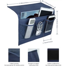 Unbranded Bedside Caddy, Bedside Storage Table Cabinet Organizer, Remote Control Holder