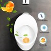 15 Pcs Urinal Mats with Scented Set, Splash Free Urinal