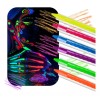 Grupo Carnavallia Kit 6 Crayones Neón Fluorescent Maquillaje Glow Luz