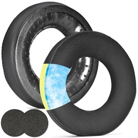 Cooling Gel Earpads Replacement Cushions Compatible with Beyerdynamic DT770/Pro DT880/Pro DT 990/Pro/DT440/DT550/DT790/DT797/DT831/DT860/T70/T90/T5P/MMX300/TYGR 300R/HS200/HS400/HS800/RSX700 (Black)
