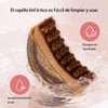 Cepillo de masaje facial para contorno linfático, ergonómico.