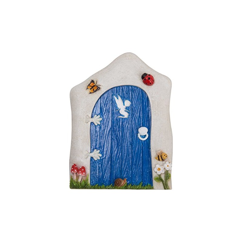Miniature World Animated Blue Fairy Door (MW06-007)