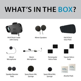 Cardo Packtalk Audio & Microphone Kit (Single Pack) - Will Not Fit Packtalk Edge, Pro, Neo or Edge ORV Models