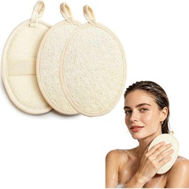 3 Piezas Esponja De Baño, Zacate for Body，Esponja Exfoliante Corporal, Material Suave, Fácil De Usar, Adecuada Para Cubiertos, Utensilios De Cocina, Baños, Muebles Y Otras Ocasiones