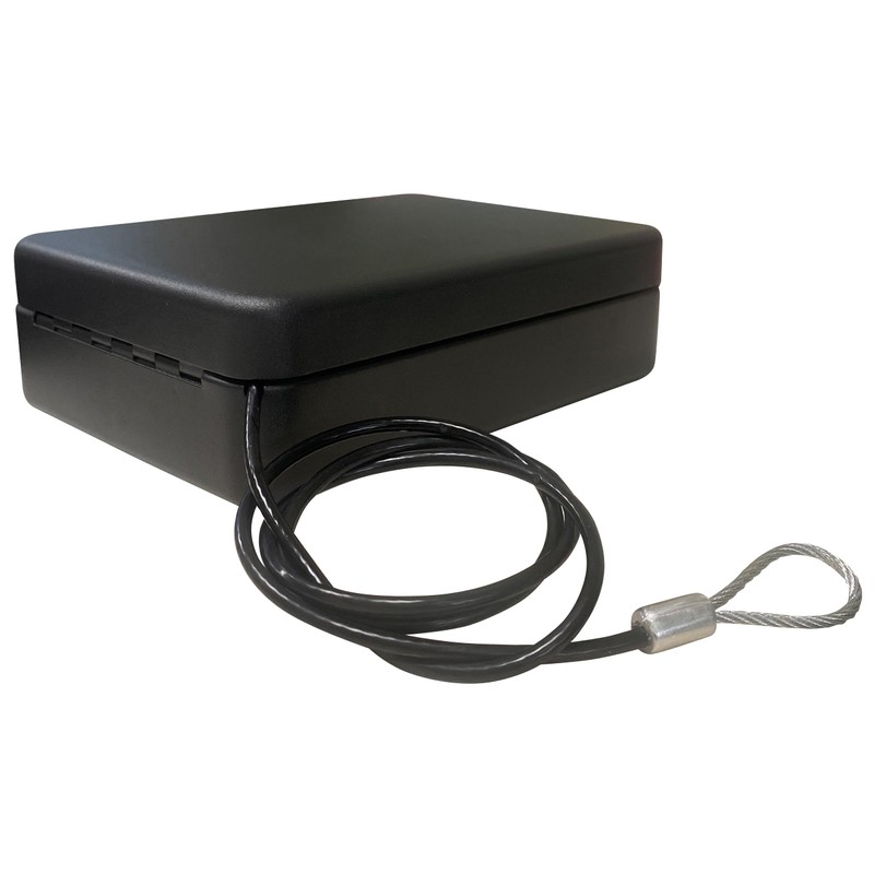Arregui C9427 Security Box with Cable for fixing, Black