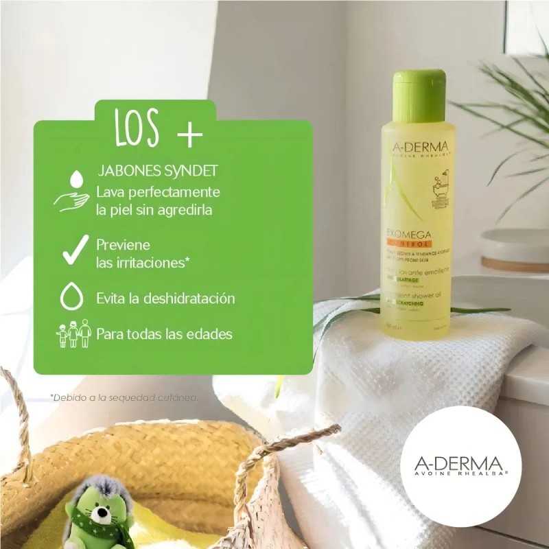 Aceite De Ducha A-derma Exomega Control 500ml