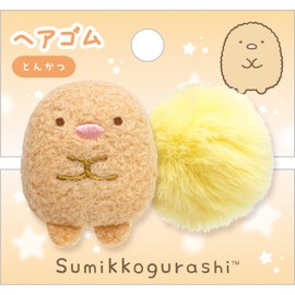 San-X FE32303 Sumikko Gurashi Hair Rubber Tonkatsu