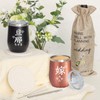 Filling Luck Wedding Gift, Wedding Anniversary Gift, Birthday, Pair Tumblers,