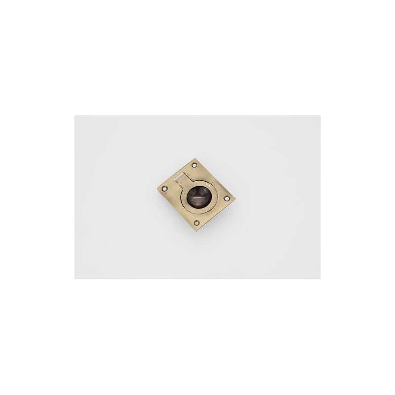 Infinity Decor Solid Brass Flush Ring Pull Handle Hatch 60mm