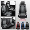 FREESOO 2014-2018 for Silverado 2 Front Seat Covers, Fit for