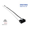 Ysawa S99270982 for Broan Exhaust Fan Receptacle,10A,125V,18AWG (1 PACK)