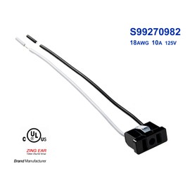 Ysawa S99270982 for Broan Exhaust Fan Receptacle,10A,125V,18AWG (1 PACK)