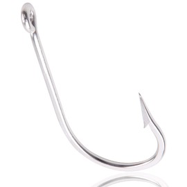 Tuna Big Game Fishing Hooks - 7731 Stainless Steel Large Giant Shark Hooks Extra Strong Sharp Fishing Hooks 5/0-20/0 for Saltwater Fiahing