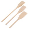 3pc Wooden Kitchen Spatula Set - 3 Sizes - Large