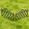 Plastic Garden Edging Border Fence, Flower Bed Barrier, Set of