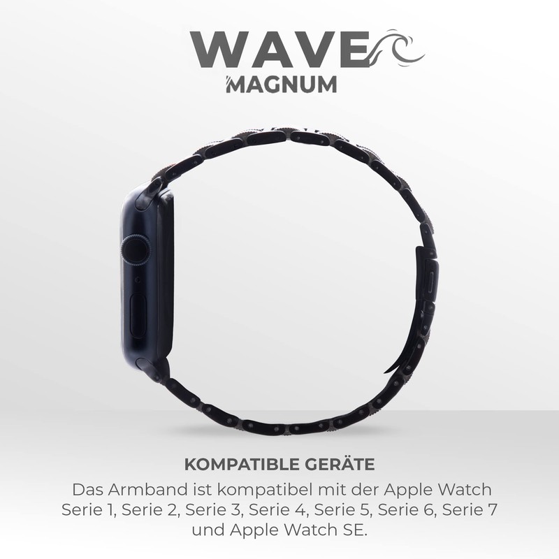 Magnum Wave Bracelet 38/40 mm Compatible with Apple iWatch SE