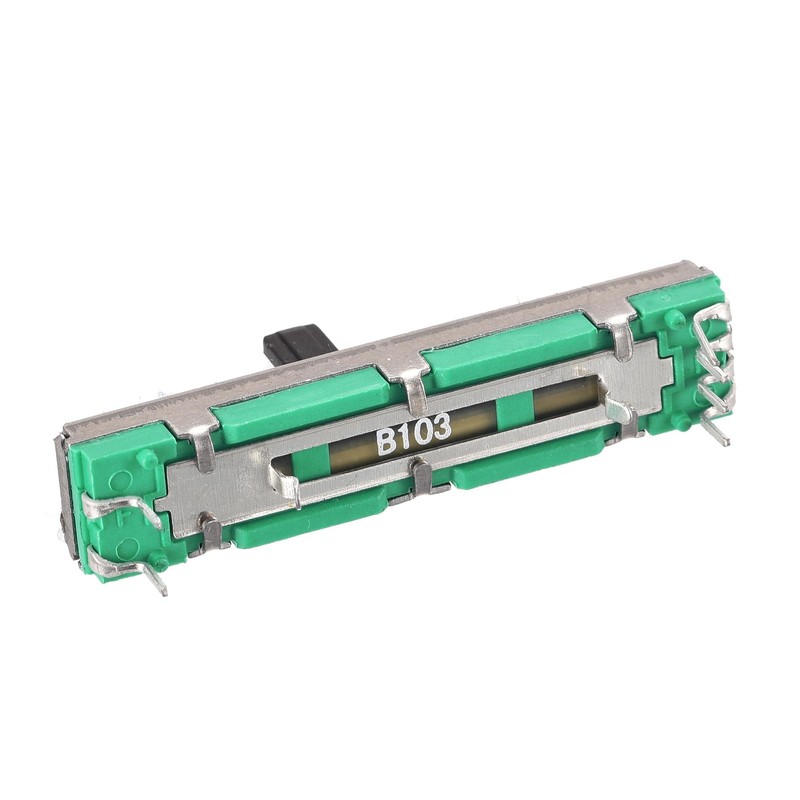 sourcing map Fader Variable Resistors Mixer 45mm Straight Slide Potentiometer