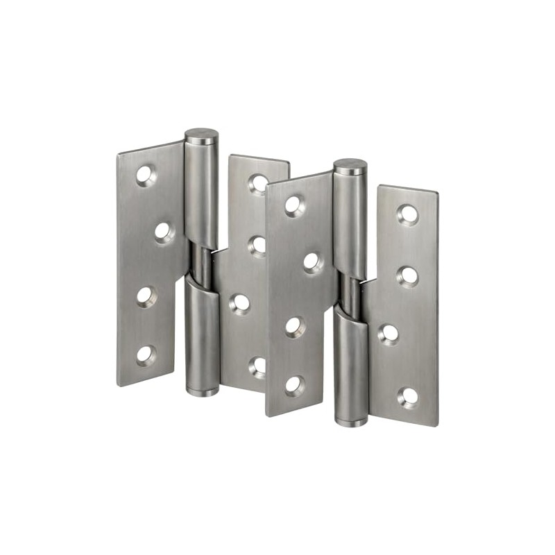 Rising Butt Hinges for Internal Door Handles (Right Handed) Satin
