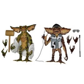 Gremlin 2 New Species Birthday Live Tattoo Gremlin Ultimate Action Figure 2PK Brown Medium 653412