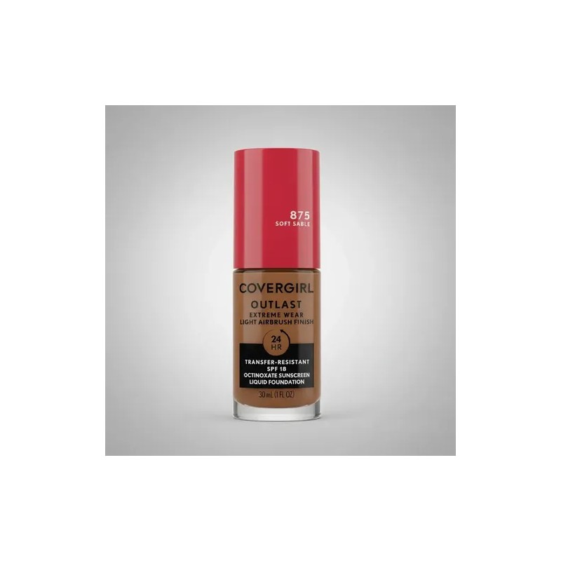 Covergirl Outlast Extreme Wear 24hr 3-in-1 Foundation 875 Soft Sable