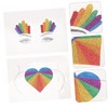 Baluue Sets Pride Rainbow Face Stickers Body Stickers for Pride
