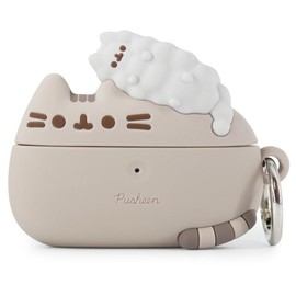 iFace Pusheen the Cat AirPods Pro & 3rd Gen Case (Pusheen & Stormy) - Carabiner Clip Included, Cute Silicone Protective Cover Figure Type - Style: AirPods Pro (1st/2nd gen)