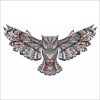 DaraBaby Vinil Decorativo Búho Volando Multi Color Estancia