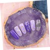 Minkissy 1pc Resin Manicure Palette Agate Display Plate for Nail