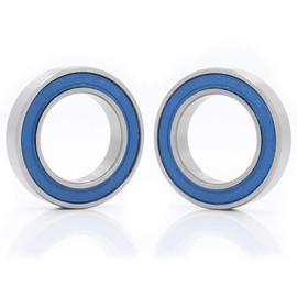 FUSHIBEARING 6802 VRS MAX Rodamientos de cartucho, tamaño 15 x 24 x 5 mm, acero chapado en cromo azul sellado con grasa, 6802LLU Rodamiento de bolas completas para cubos pivote