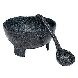 GET MJS01GB Bugambilia Serving Display Bowl, 6.8 Ounce, Granite Black