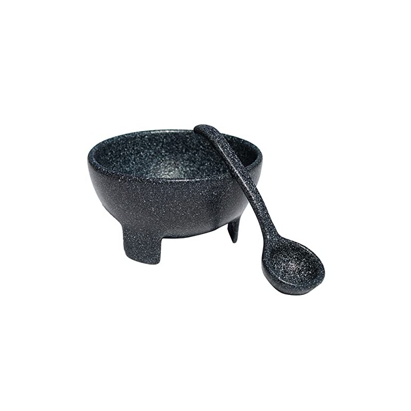 GET MJS01GB Bugambilia Serving Display Bowl, 6.8 Ounce, Granite Black