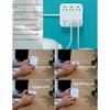 Multicontacto L02 Regleta para Pared con 3 Enchufes CA, 2