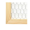 2 Pack Chicken Wire Wood Frame Unfinished Wooden Frame for