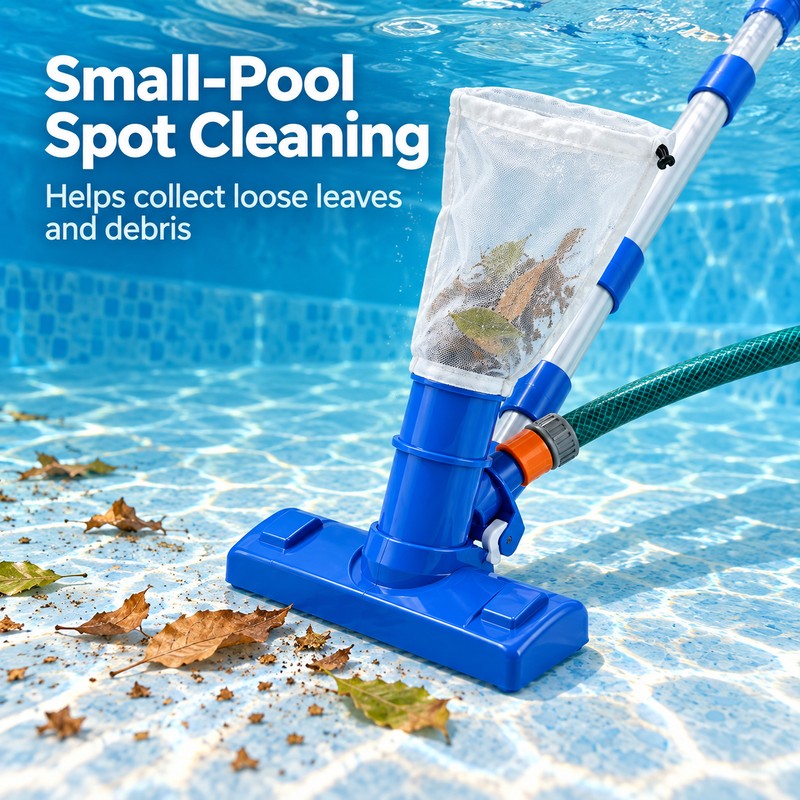 Portable Pool Vacuum Cleaner for Small Pools – 40-Inch Water