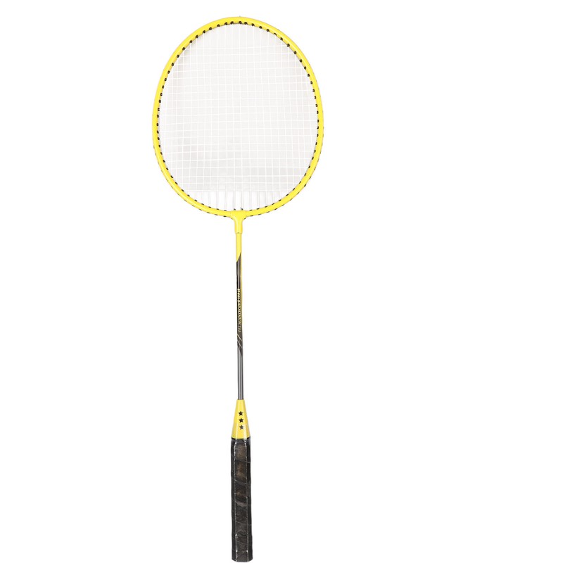 Badminton Rackets Iron Alloy Lightweight Badminton Racquets with 3 Balls