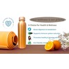 Copper Bottle (34oz/1000ml) Unique Large,100% Pure Copper, Handmade Bottle for