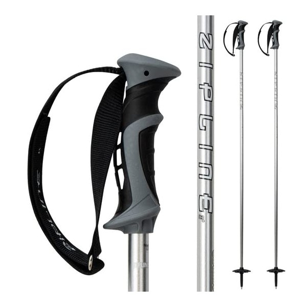 Zipline Blurr 16.0 Graphite Composite Downhill Ski Poles - Lightweight,
