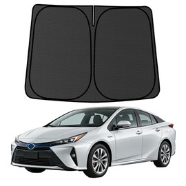 Prius - Parasol de parabrisas personalizado para 2023 2024 2025 2026 Prius XW60 (no para Prius C/V) protector de visera para ventana delantera, bloquea los rayos UV para mantener el coche más fresco