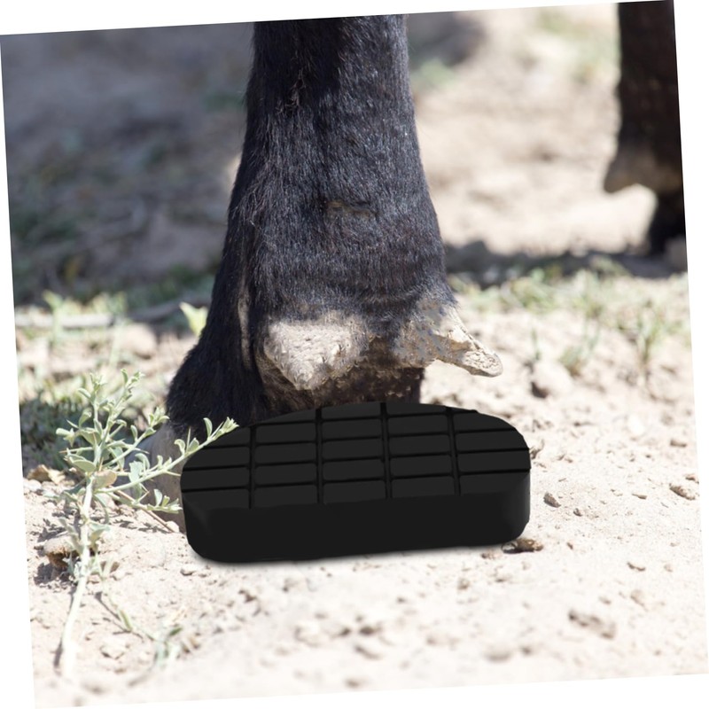 IWOWHERO Rubber Hoof Pads for Horse Sheep Essential Hoof Care