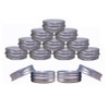 Wuiil Aluminum Tin Jars, Cosmetic Sample Metal Tins Empty Container