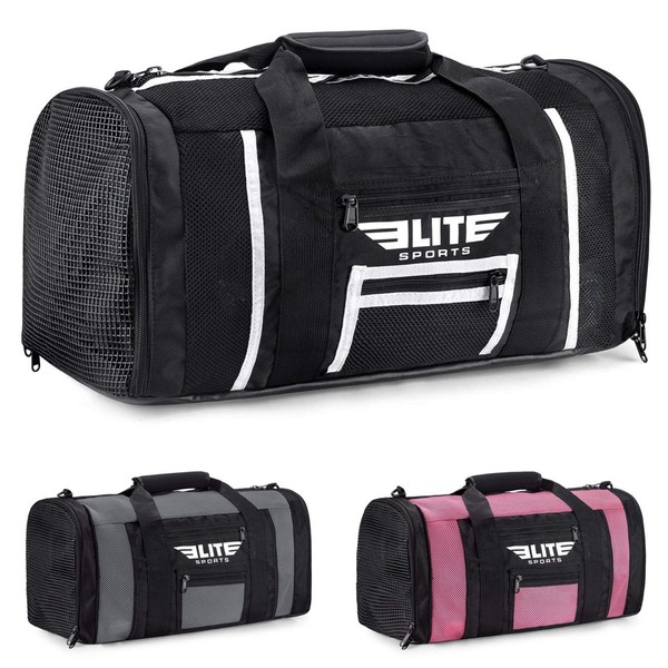 Elite Sports Boxing Gym Duffle Bag for MMA, BJJ, Jiu Jitsu Gear, Duffel Athletic Gym Boxing Bag