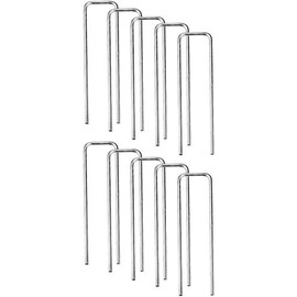 Connex LOR78835 Metal Tent Pegs 10 cm Galvanised Pack of 10