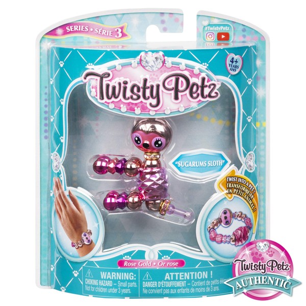 Twisty Petz 2-in-1 Transformation Bracelet for Children, Assorted